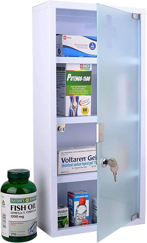 wincere stainless steel wall mount medicine cabinet|Wincere 4 Tier Moisture Resistance Steel Wall Mount Medicine .